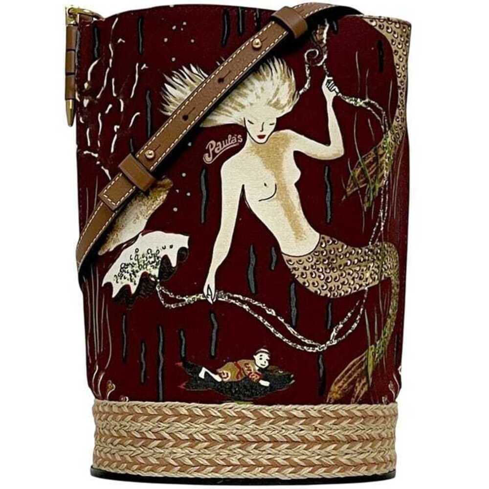 Loewe Shoulder Bag Gate Bucket Brown Paulas Ibiza Straw Tan Crossbody Mermaid